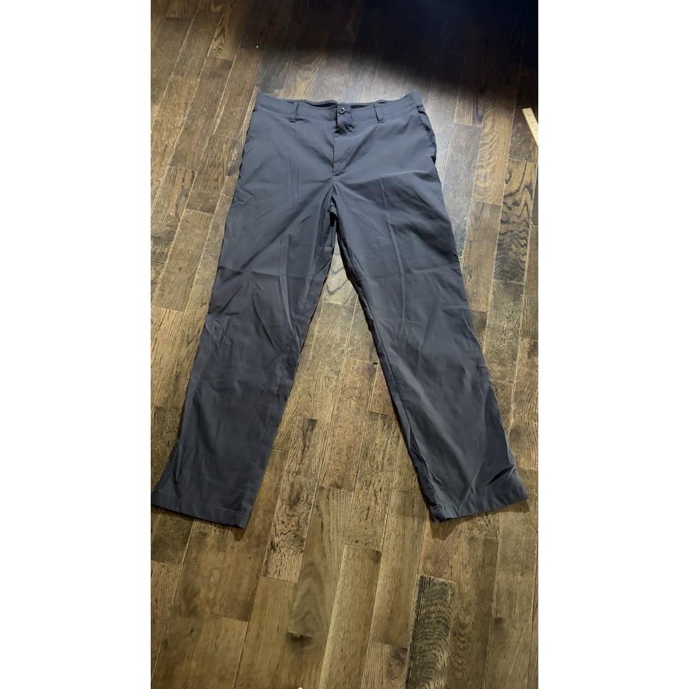 Wrangler  Pants Mens 38 Gray Nylon Stretchy Elastic Waist Lightweight 38x34